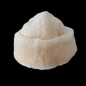 Australian Cloud Nine Genuine Shipskin Shearling Fur Winter Hat Ivory Sherpa L
